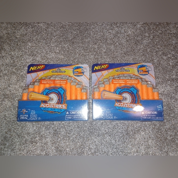 Lot of 2 - Nerf Accustrike Series 24-Pack Refill N-Strike Elite Nerf Gun Darts - Picture 1 of 4